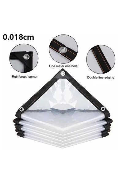 Choice 200x200cm Espessura 0.18mm Gardening Transparent Plastic Shelter Film ...