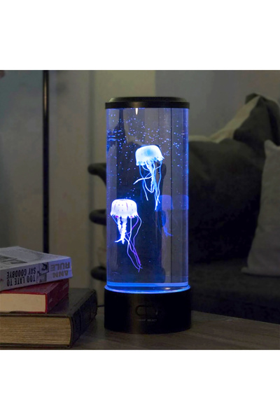 Choice Medium Size Jellyfish Lamp Aquarium Lampka Nocna 5 Colors Fancy LED US...
