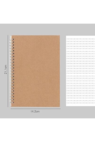 Choice A5-Dots A4/A5/A6 Coil Notebook Lined Dots Blank Grid Paper Journal Boo...