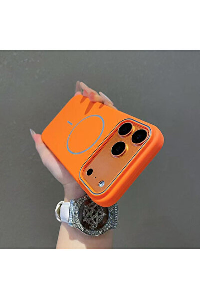 Choice30 iPhone17 Pro Max Orange For Magsafe Magnetic Wireless Charging Luxur...