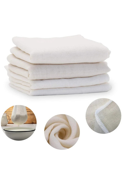 Choice6 70x70cm Cheese Cloths Hemmed Cheesecloth for Straining Reusable Cloth...