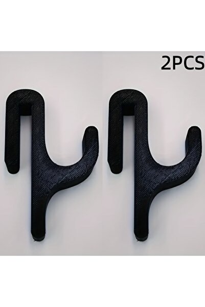 Choice Black2PCS New Modern Plastic Shower Hook Suitable for 8mm Glass Doors ...