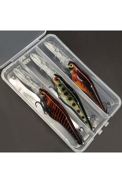 Choice FCP-540-ABC ANFS 1pc/3pcs Bionic Minnow Fishing Lure Super Realistic S...