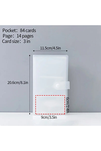 Choice 84 card photo album 3-Inch 84 120 240 Card Slot Transparent Photo Albu...