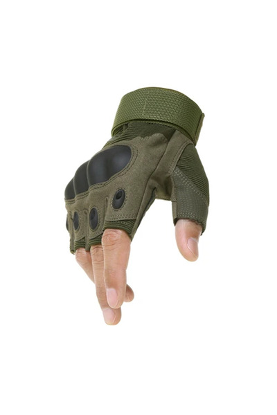 Choice L green Half Finger Men's Gloves Outdoor Tactical Gloves Sports Shooti...