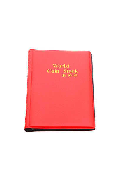 Choice Red C 120 Pockets Coin Organizer Storage 120 Pockets Coin Collection B...