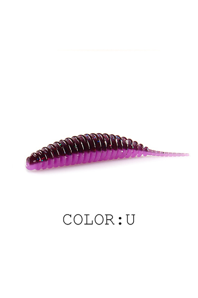 Choice 35mm50pcs U 2023 Hot Supercontinent Worm Bait Soft Bait Tanta Fishy Sm...