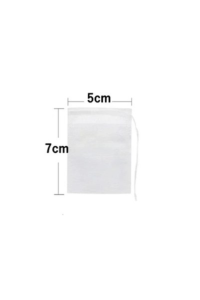 Choice9 50Pcs 5.5x7cm 200/50PCS Disposable Tea Filter Bags Non-woven Fabric T...