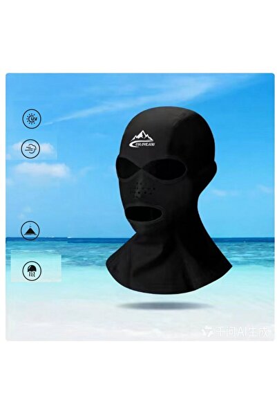 Choice13 black Summer Sun Protection Swimming Mask Men and Women Beach Face K...