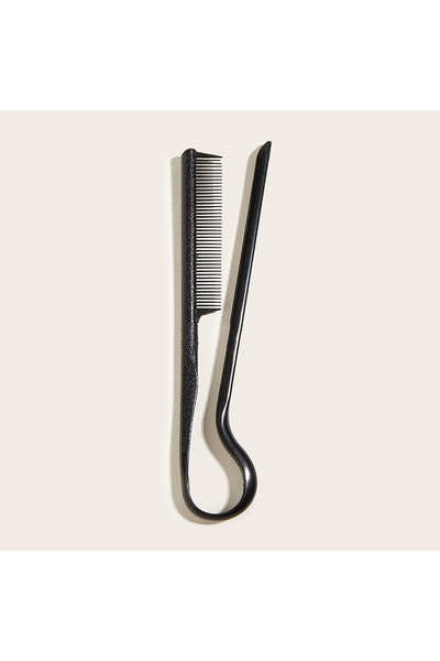 Choice Black Wheat Straw V-shaped Flat Comb for Hair Straight Salon Hair Brus...