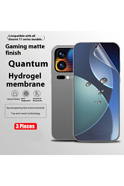 choice2 Xiaomi 17 Front Film 3 Pieces Clear 3Pcs Full Cover Matte Hydrogel Fi...