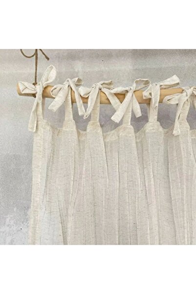 Choice Tab top 1pc W100xL200 cm beige Japanese Folk Quiet Style Wrinkled Line...