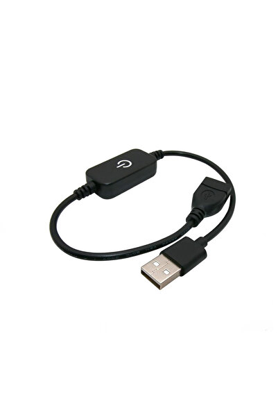 Choice Touch Switch-Black USB Cable Switch 28cm USB A Male to A Female Extens...