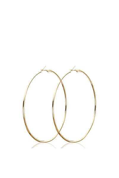 Choice 30mm S2-2pcs-golden 2pcs 30-100mm Small Big Circle Hoop Earrings for W...