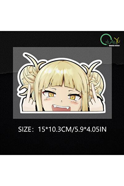 Choice B146A2 Cartoon Car Sticker for Himiko Toga My Hero Academia Peeker Pee...