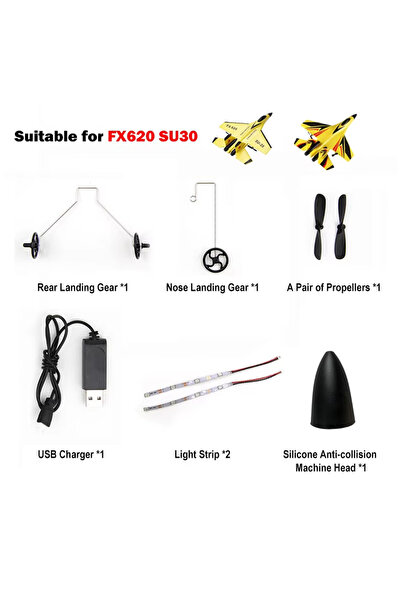 choice2 Package C FX620 SU35 SU30 RC Plane Spare Parts Accessories Propeller ...