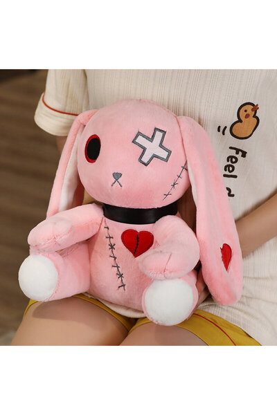 Choice 25cm Pink Spooky Gothic Bunny Stuffed Crazy Rabbit Plush Toys, Spooky ...