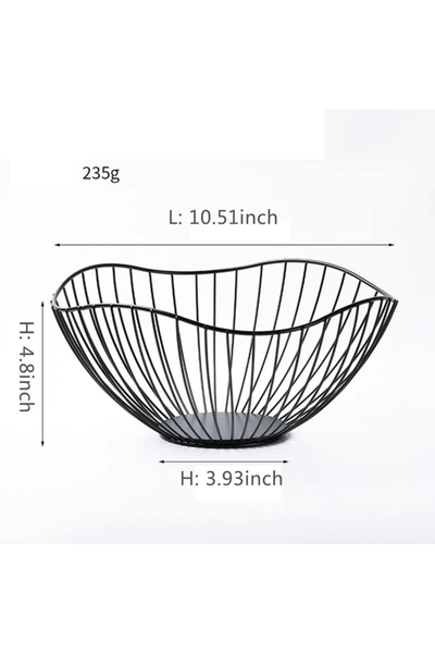 Choice A1 Metal Fruit Basket Simple Fruit Basin Multi-Size Iron Snack Bread V...