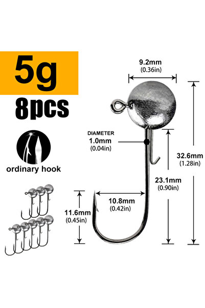 Choice 5g Lurestiker 1g 2g 3g 5g 7g 10g 14g 15g 17g 20g jig head fishing hook...