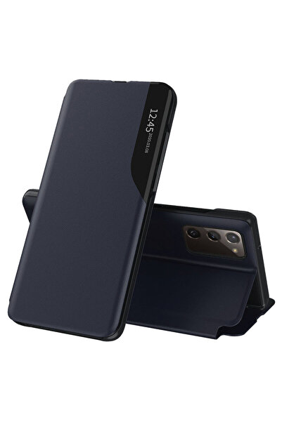 Techsuit Husă pentru Samsung Galaxy S20 FE, Seria eFold, albastru - albastru