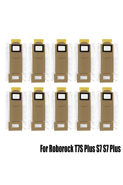 Choice 10 pcs Dust Bags Replacement For Roborock T7S T7S Plus S7 S7 Plus S7MA...