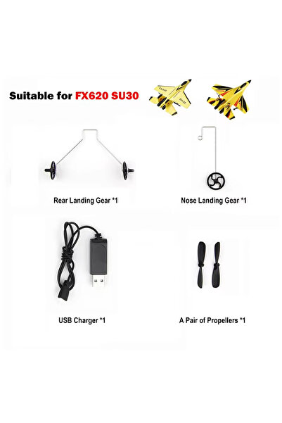 Choice4 Package A FX620 SU35 SU30 RC Plane Spare Parts Accessories Propeller ...