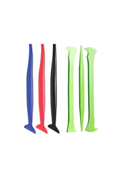 Choice5 Kit 6pcs Car Micro Squeegee Curves Slot Tint Tool Set 6 in 1 Flexible...