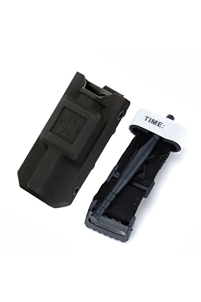 Choice black suit Outdoor EMT Tourniquet Nylon Storage Box Simple Medical Equ...