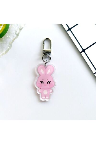 Choice G Kpop ATEEZ Cartoon Keychain Albums ANITEEZ Key Chain Hongjoong Seong...