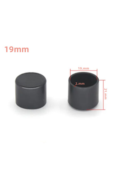 Choice 19mm 24 PCS Round Furniture Foot Caps Chair Table Sofa Anti-Slip Silen...
