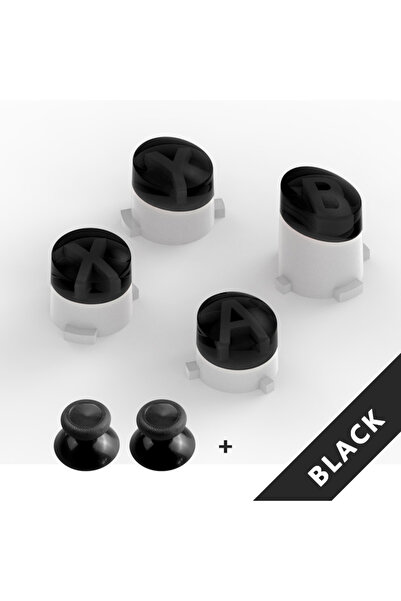 Choice Black Set Buttons ABXY Kit for Microsoft Xbox One, Xbox Series XS, Spa...