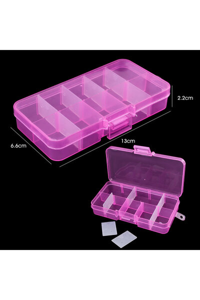 Choice 10 Grids Rose 10Grids 15Grids Plastic Organizer Storage Container Jewe...