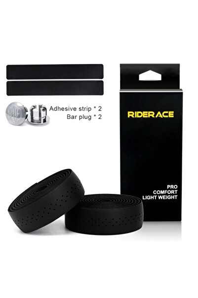 Choice black RIDERACE Bicycle Handlebar Tape Road Bike Handle Bar Tapes Anti-...