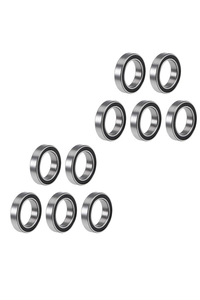 Choice1 ABEC 3، 10 قطع، 6701-2RS أسود، 10/100 قطعة، 6701RS، 12×18×4 مم، ABEC-...