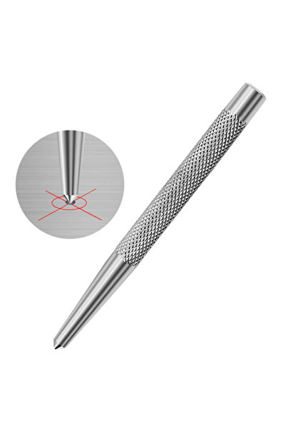 Choice 1pc Non-slip Center Pin Punch High Carbon Steel Center Punch For Alloy...