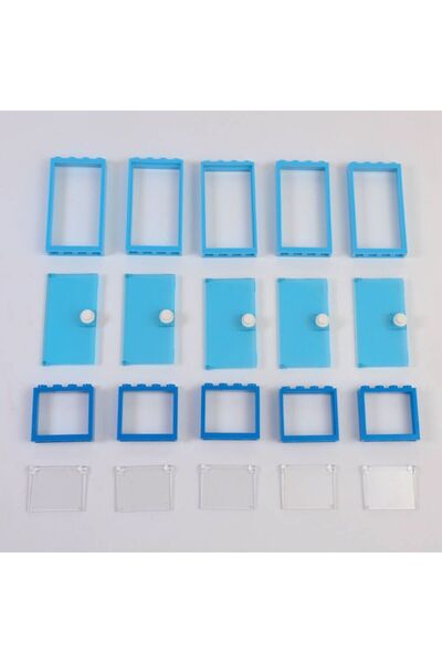 Choice1 5doors5windows 25PCS Windows Doors MOC Building Blocks DIY Toys Class...