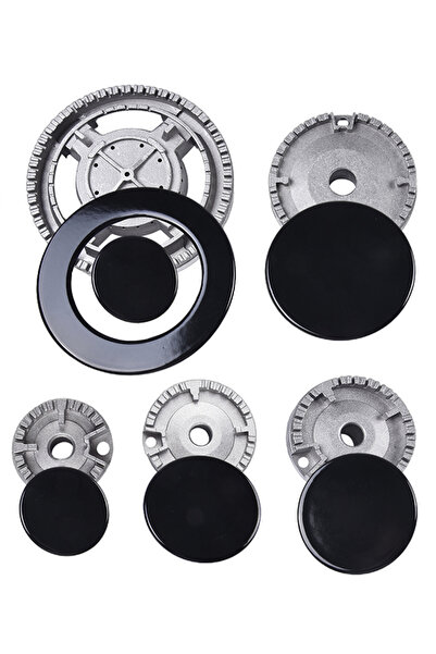 Choice A Cooker Hat Set Oven Gas Hob Burner Crown Flame Cap For Kitchen For S...