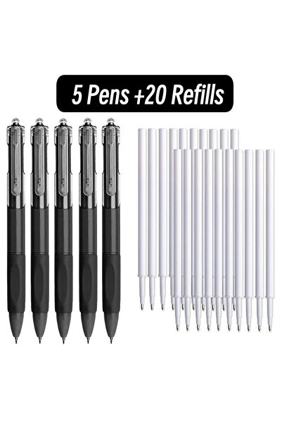Choice4 black Navy Blue 0.5mm ST Pen Tip Black Ink Color Student Ballpoint Pe...