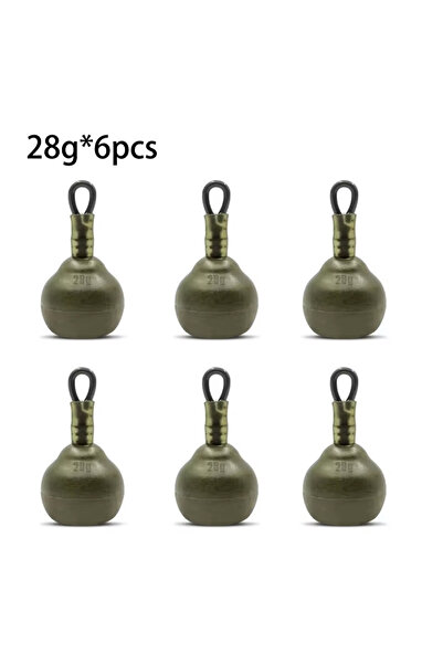 Choice 28g 6pcs 3pcs Fishing Sinkers, Fishing Accessories, Suitable For Carp ...