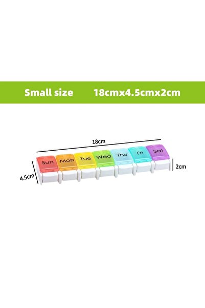 Choice1 Small size New Portable Premuim Weekly 7 Day Large Capacity Pill Case...