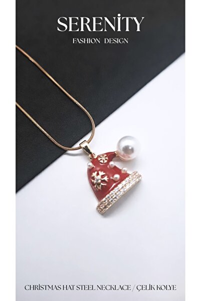 Serenity Hat Figure Steel Necklace