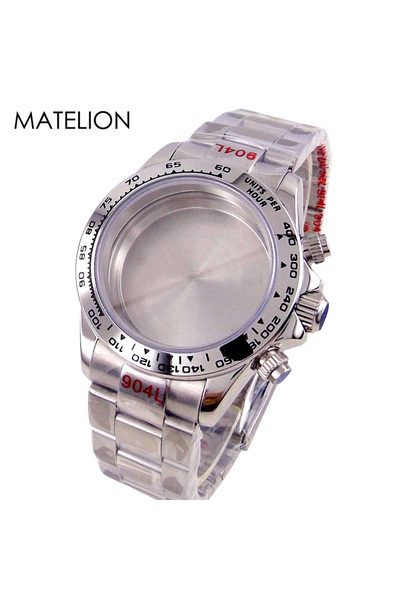 Choice1 steel bezel-oyster 39mm VK63 VK64 Watch Case Compatible for Chronogra...