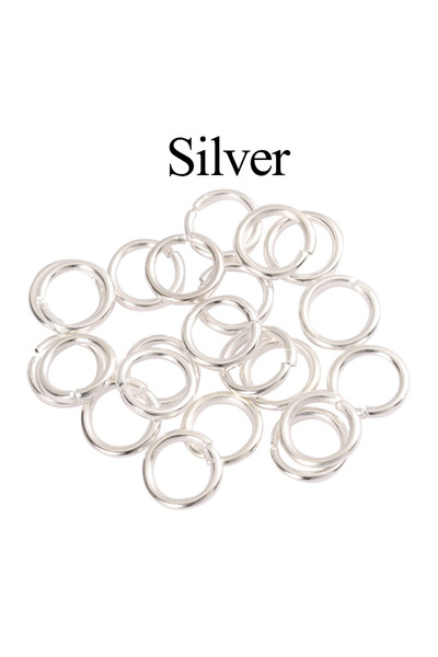 Choice 3mm Silver 200pcs/Lot 3/4/5/6/7/8/10/12mm Metal Open Single Loops Jump...