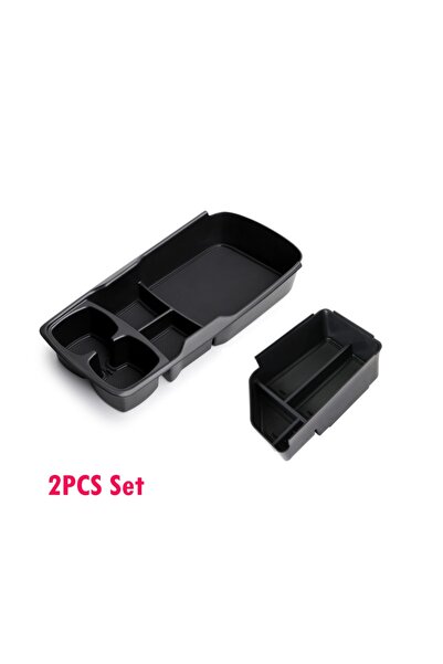 Choice 2PCS Set Lower Center Console Organizer Tray For Kia EV6 2023 2024 Arm...