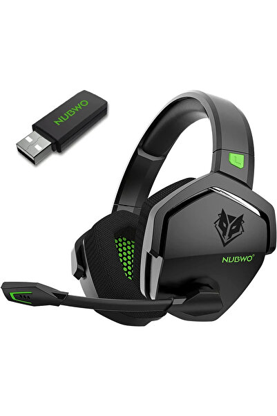 Choice Green NUBWO G06 Dual Wireless Gaming Headset with Microphone for PS5, ...