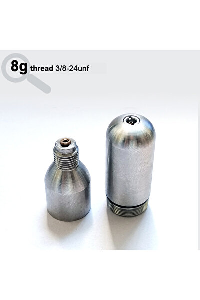 choice2 8g thread Rechargeable Capsule 8g 12g 16g Inflator Bulb Pump Tyre Gas...