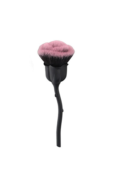 Choice Black Flower Rose Nail Art Brush Remove Nail Dust Brushes Acrylic UV G...