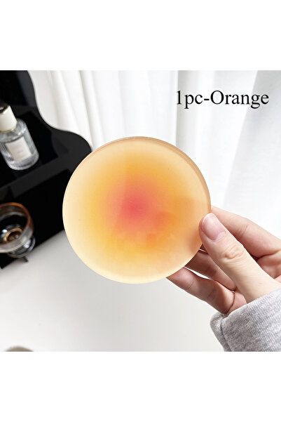 Choice7 1pc-Orange coaster set coasters Gradient Colour Non-slip Acrylic Coas...