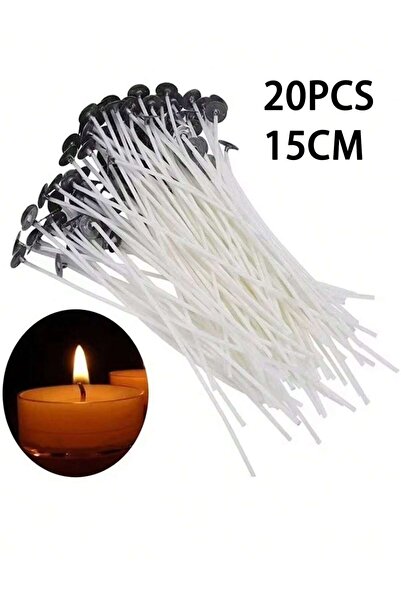 Choice 20PCS Wicks 5/10Pcs 4.3 Inch Candle Wick Holders Clip Wick Fixer Stain...