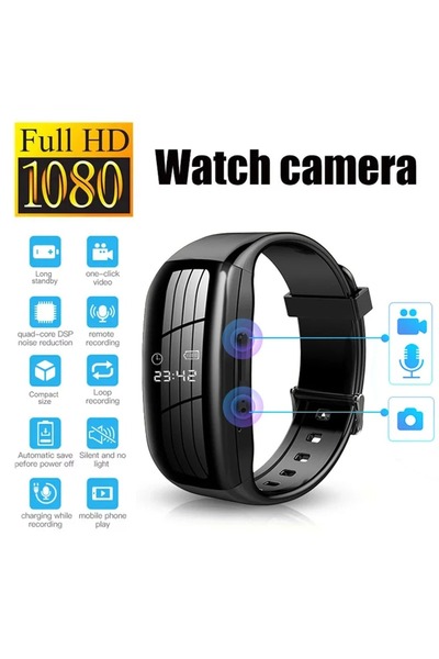 Choice4 128 GB black Professional Recorder Watch 1080P HD Action Camera Sport...